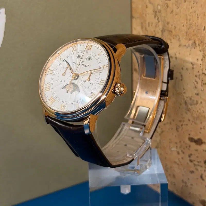Blancpain Villeret Complete Calendar. 6685-3642A-55B