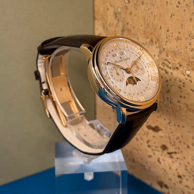 Blancpain Villeret Complete Calendar. 6685-3642A-55B