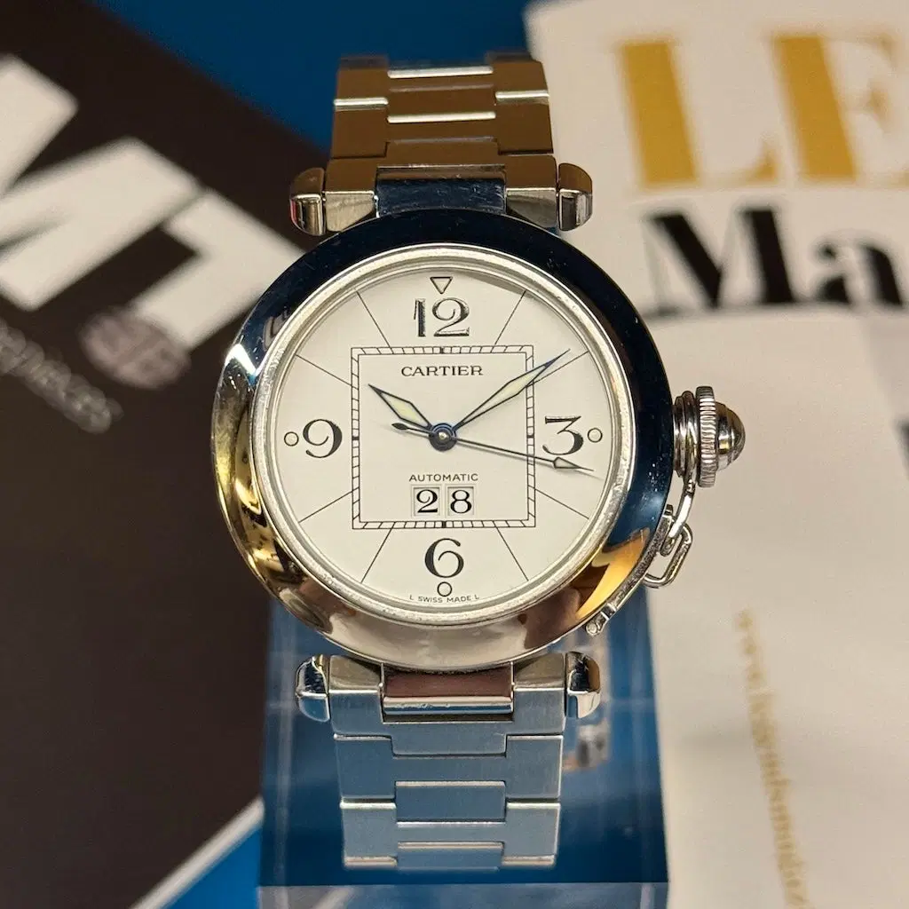 Cartier Pasha. W31074M7
