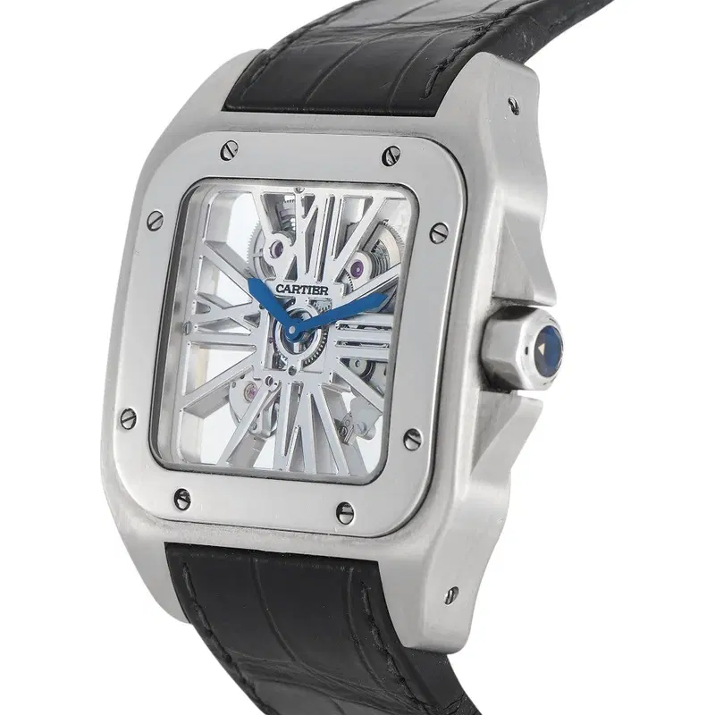 Cartier Santos 100 Skeleton. W2020018