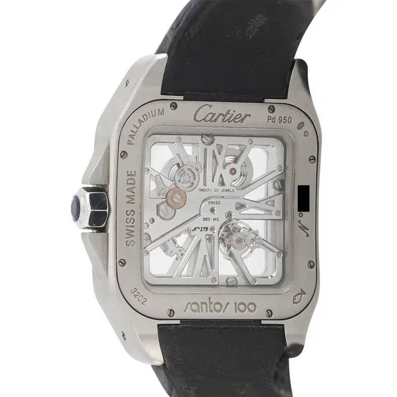 Cartier Santos 100 Skeleton. W2020018