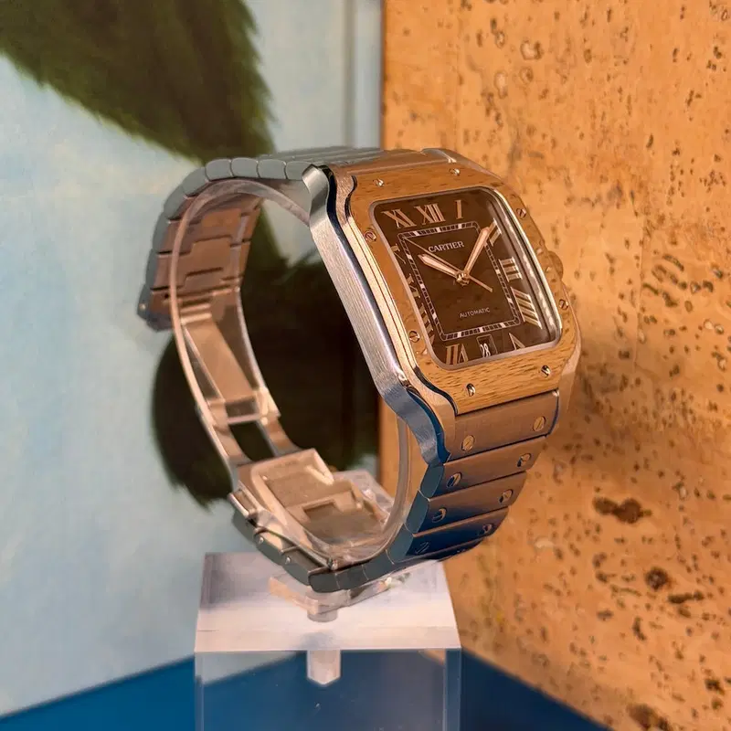 Cartier Santos L Green. WSSA0062