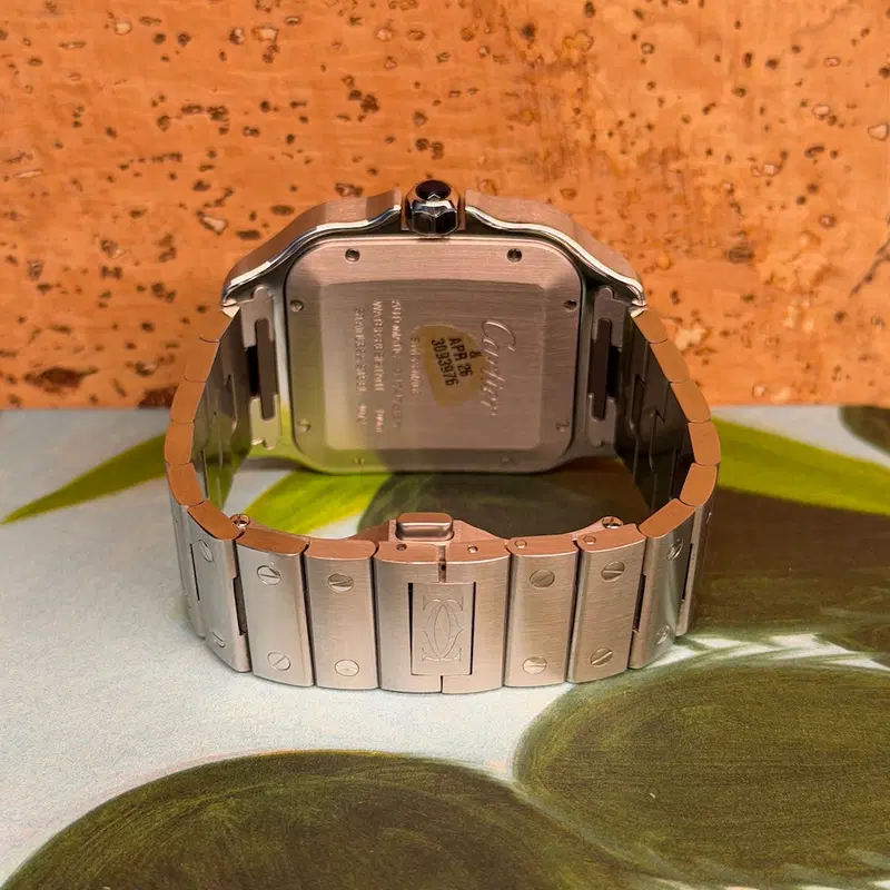 Cartier Santos L Green. WSSA0062