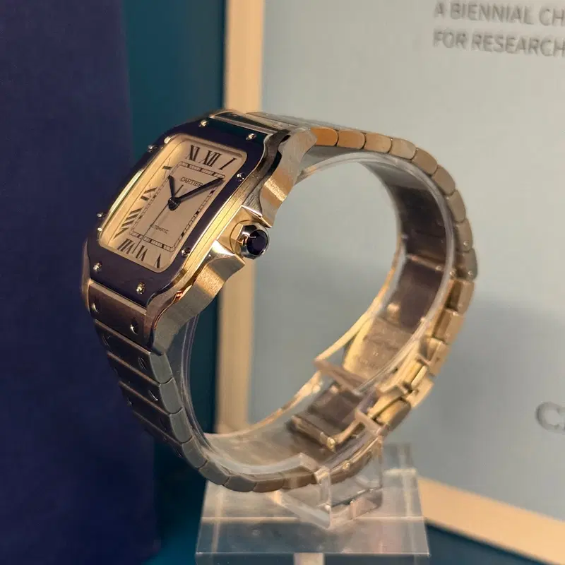 Cartier Santos M Blanc. WSSA0010