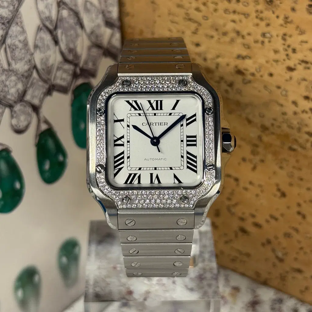 Cartier Santos Medium. W4SA0005
