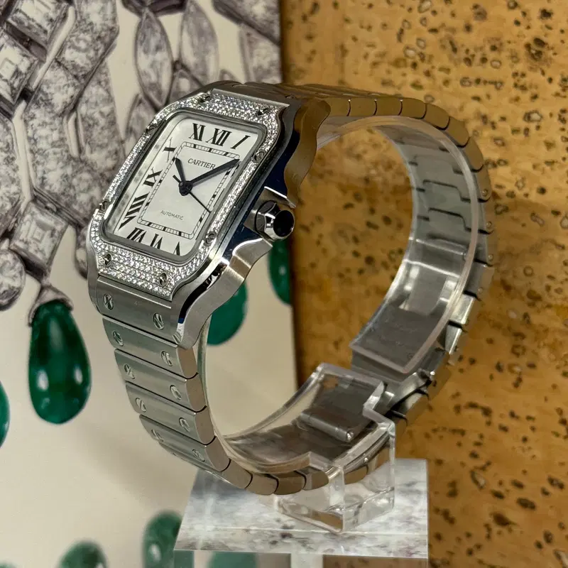Cartier Santos Medium. W4SA0005