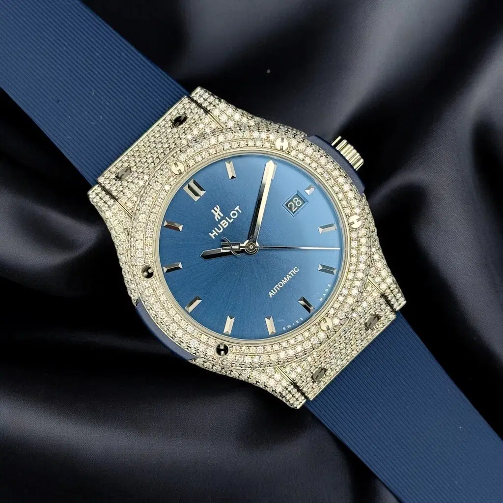 Hublot Classic Fusion Iced Out Custom. 542.NX.7170.LR