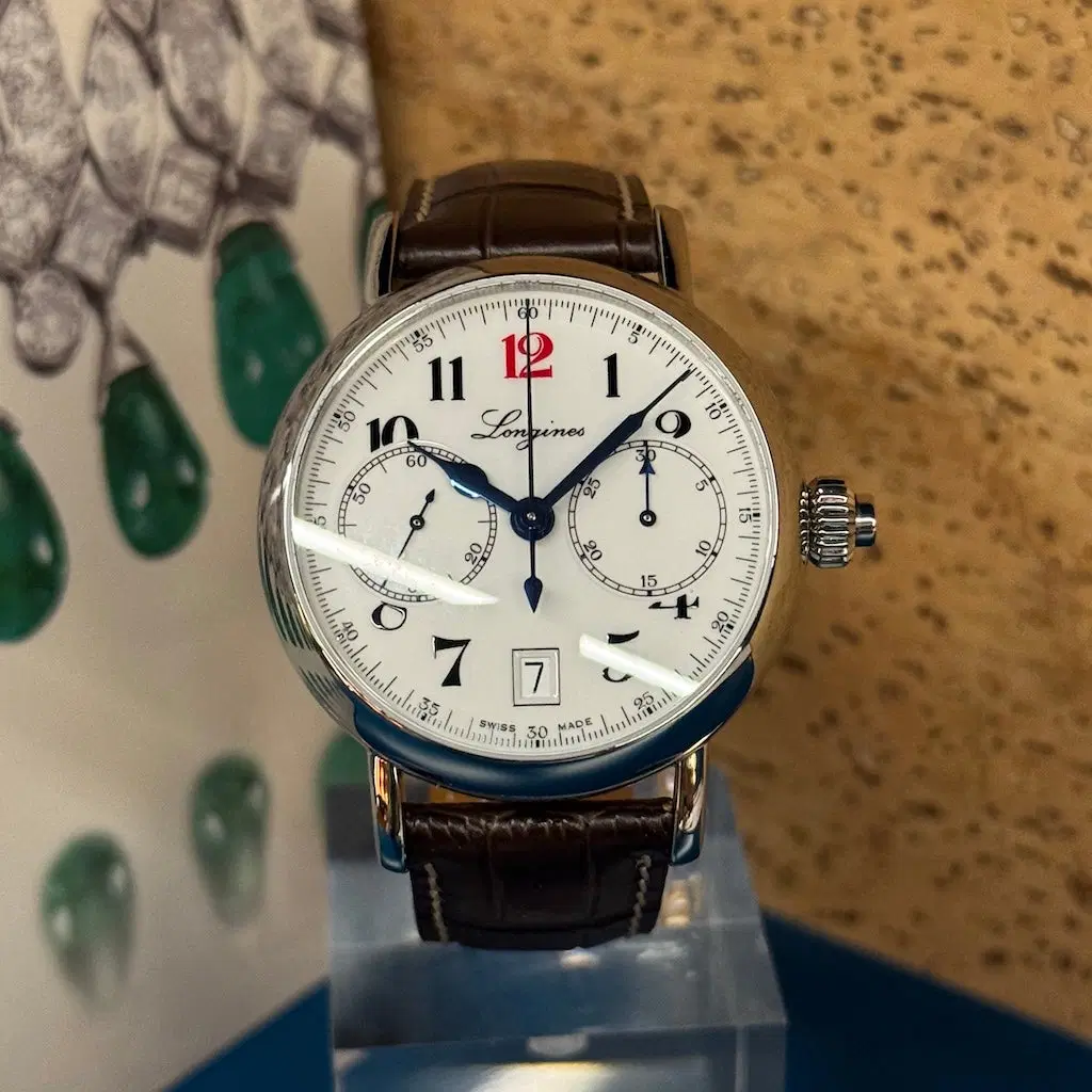 Longines Heritage Chronograph. L2.775.4.23.3