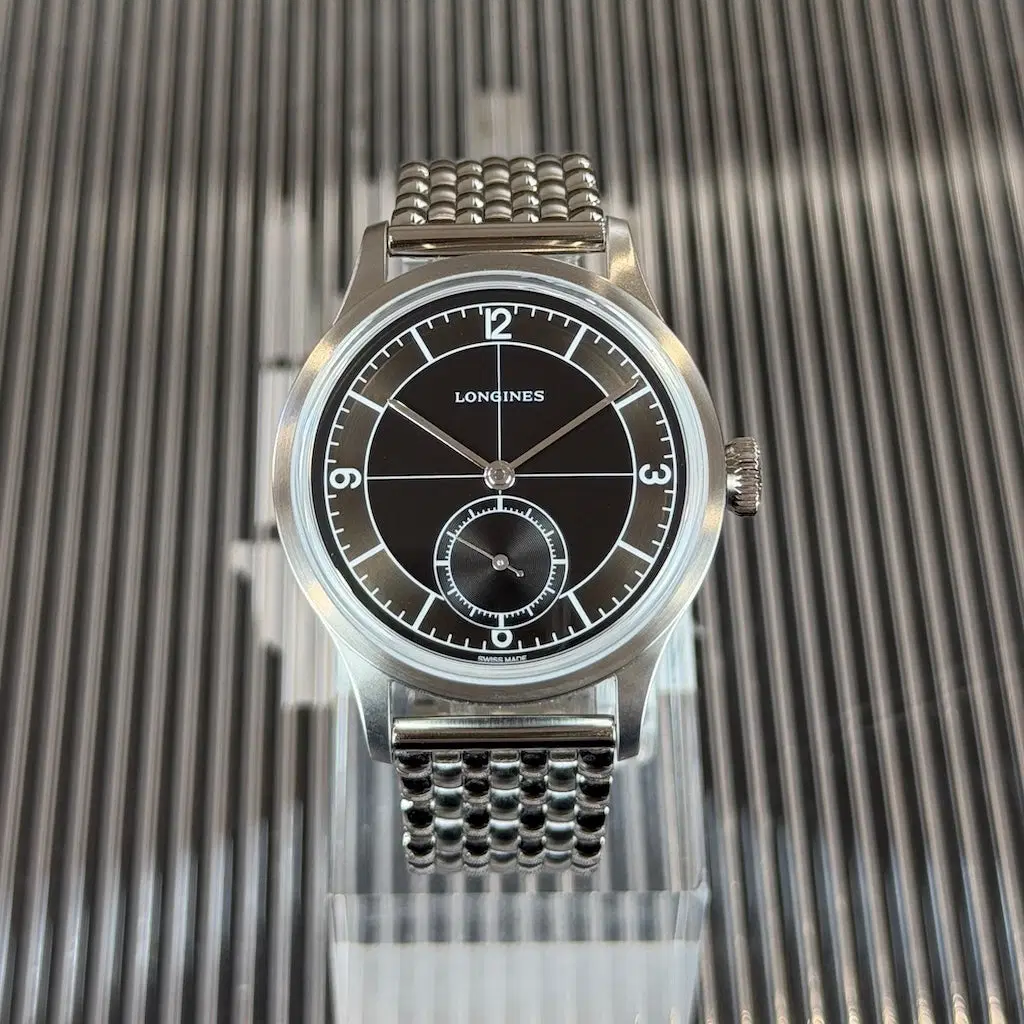 Longines Heritage Classic Sector Dial. L2.828.4.53.6