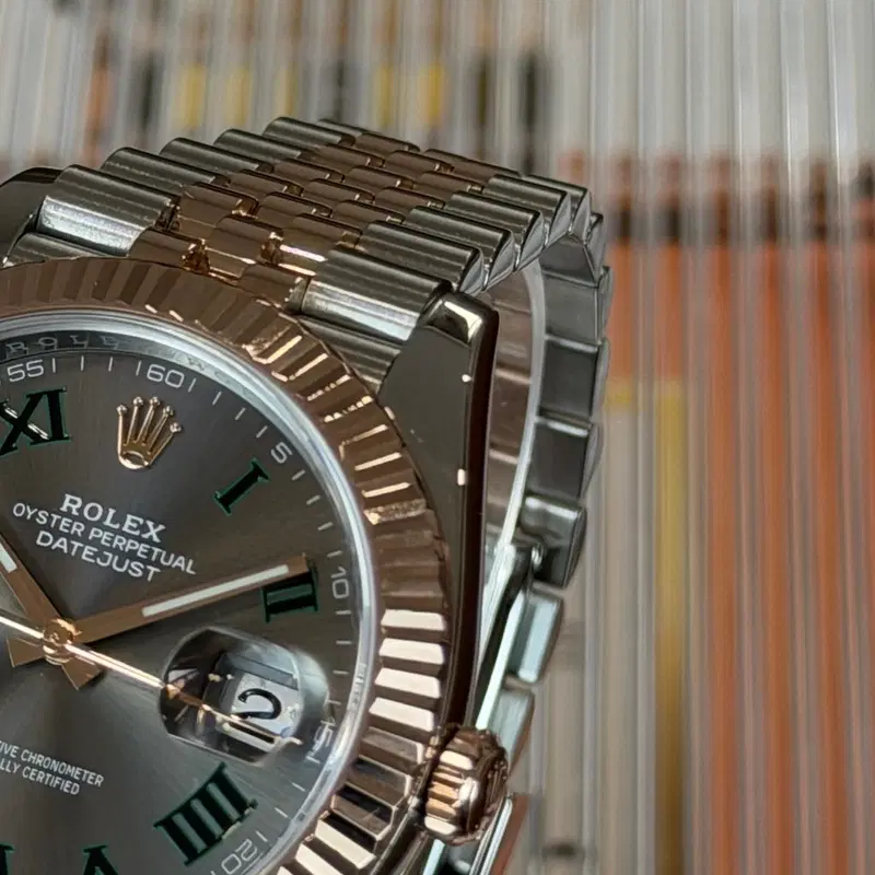 Rolex Datejust 41mm Steel/Gold "Wimbledon". 126331