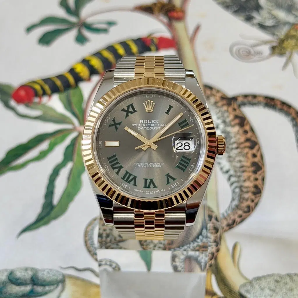 Rolex Datejust 41mm Steel/Gold "Wimbledon". 126333