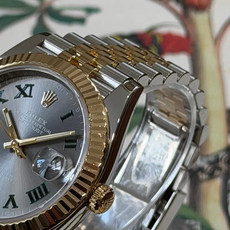 Rolex Datejust 41mm Steel/Gold "Wimbledon". 126333