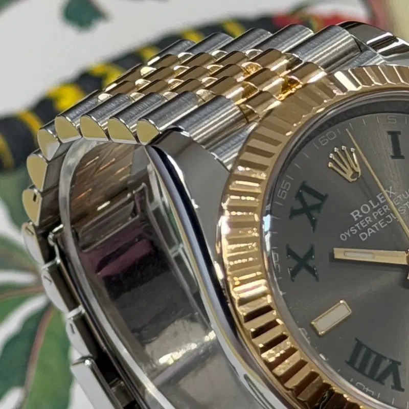 Rolex Datejust 41mm Steel/Gold "Wimbledon". 126333