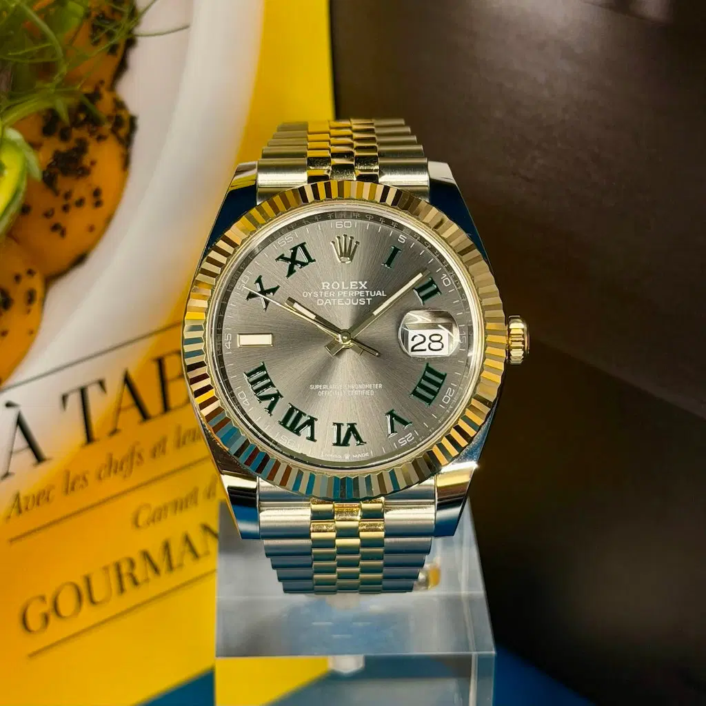 Rolex Datejust 41mm Steel/Gold "Wimbledon". 126333