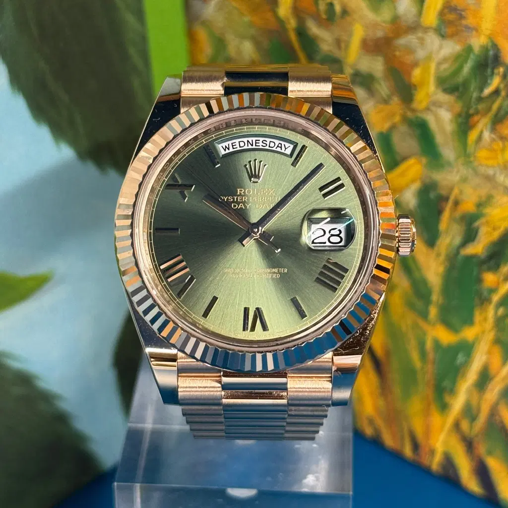 Rolex Day-Date "Olive". 228235