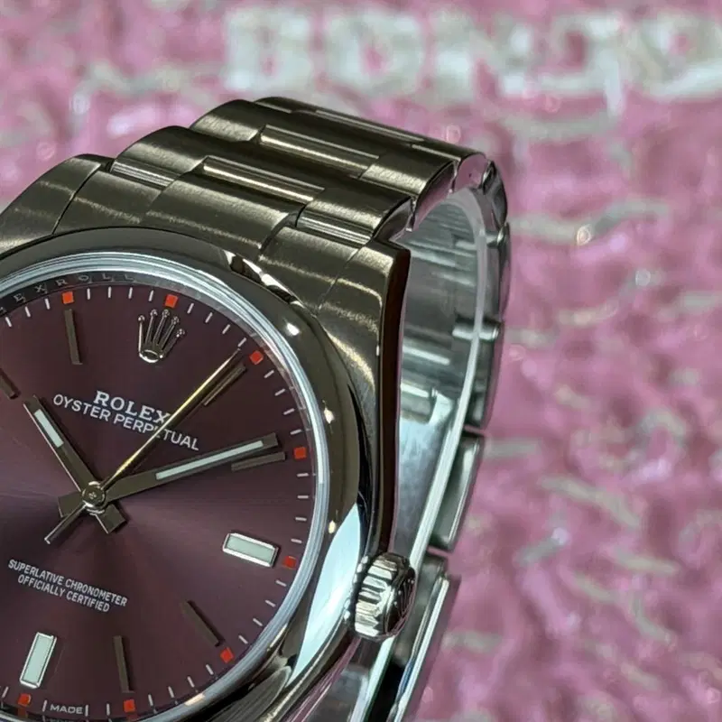 Rolex Oyster Perpetual "Grape" 39mm. 114300