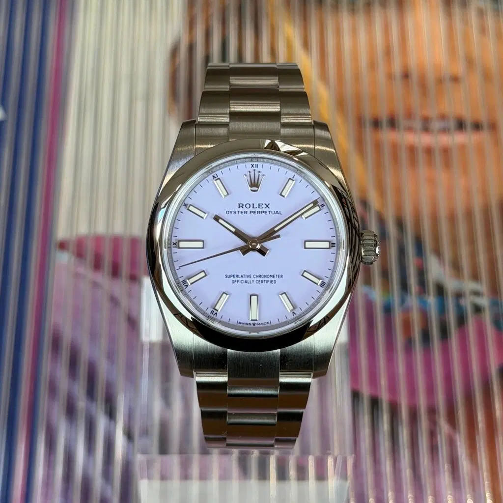 Rolex Oyster Perpetual "Lavender" 34mm. 124200