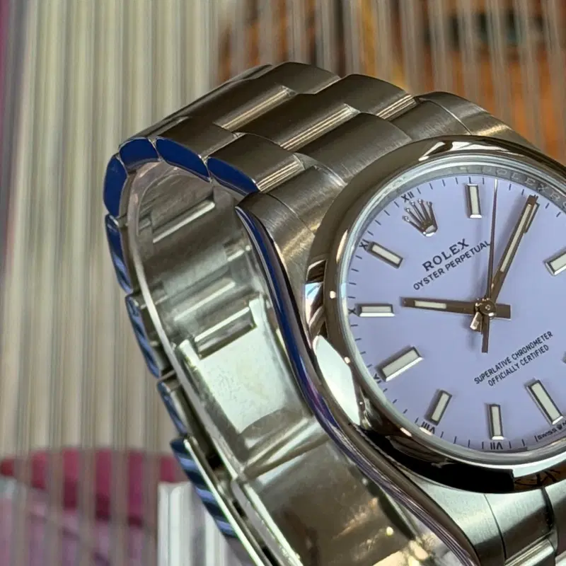 Rolex Oyster Perpetual "Lavender" 34mm. 124200