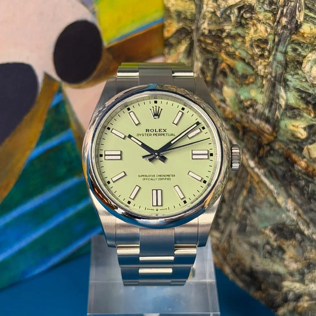 Rolex Oyster Perpetual "Pistachio" 41mm. 134300