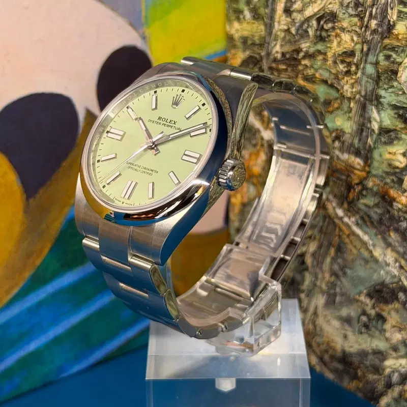 Rolex Oyster Perpetual "Pistachio" 41mm. 134300
