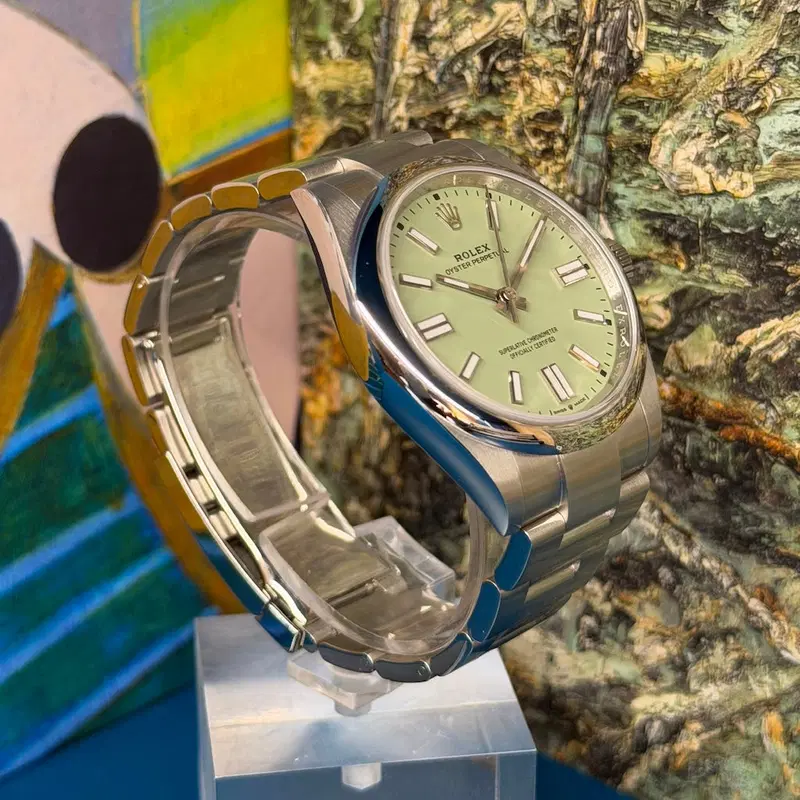 Rolex Oyster Perpetual "Pistachio" 41mm. 134300
