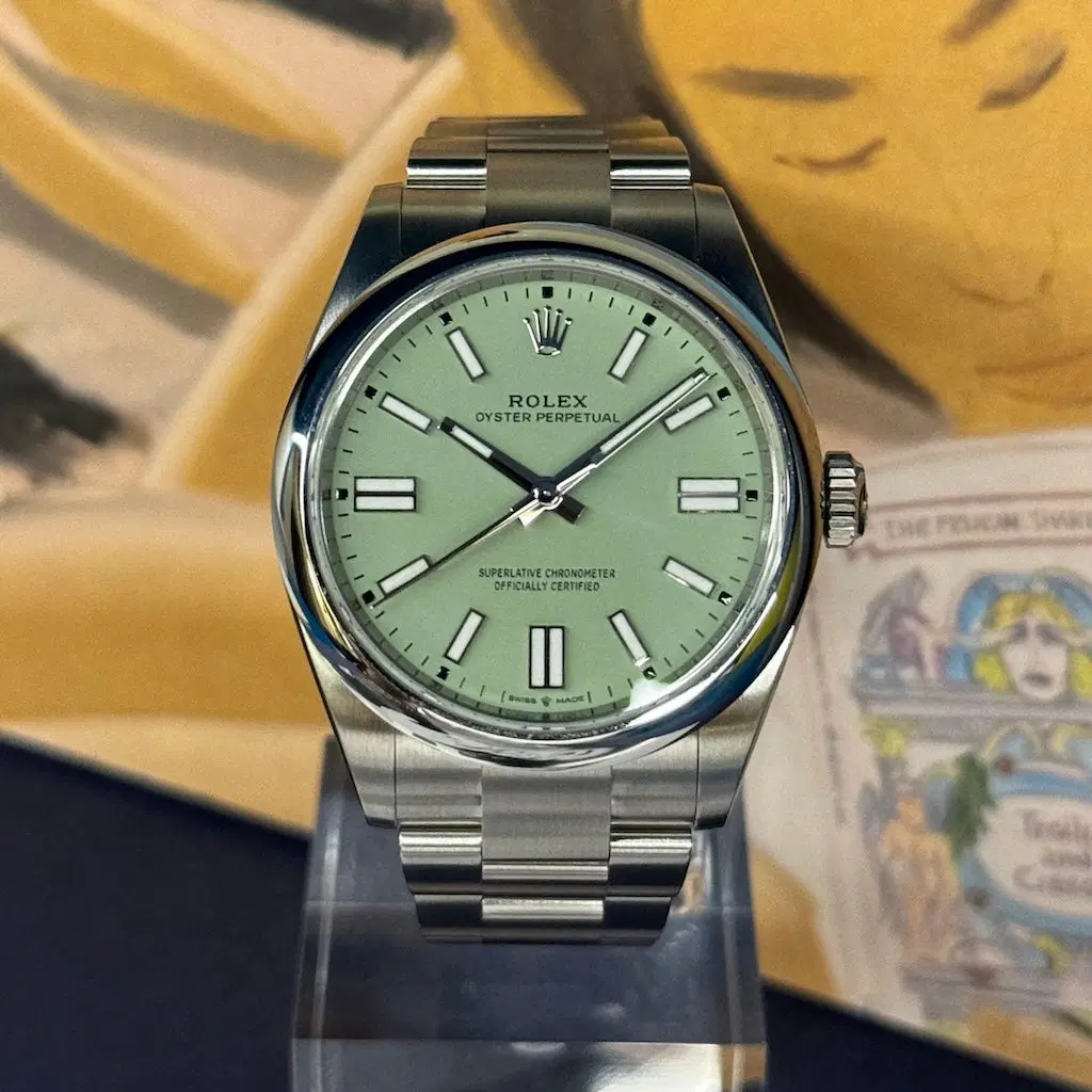 Rolex Oyster Perpetual "Pistachio" 41mm. 134300