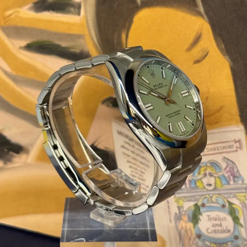 Rolex Oyster Perpetual "Pistachio" 41mm. 134300
