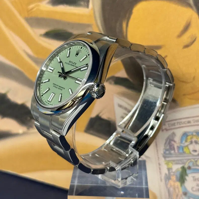 Rolex Oyster Perpetual "Pistachio" 41mm. 134300