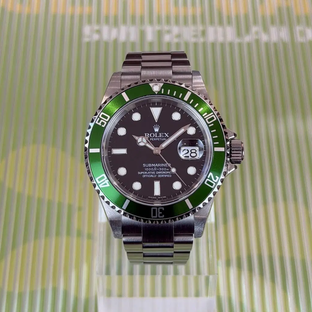 Rolex Submariner "Kermit" Unpolished. 16610LV